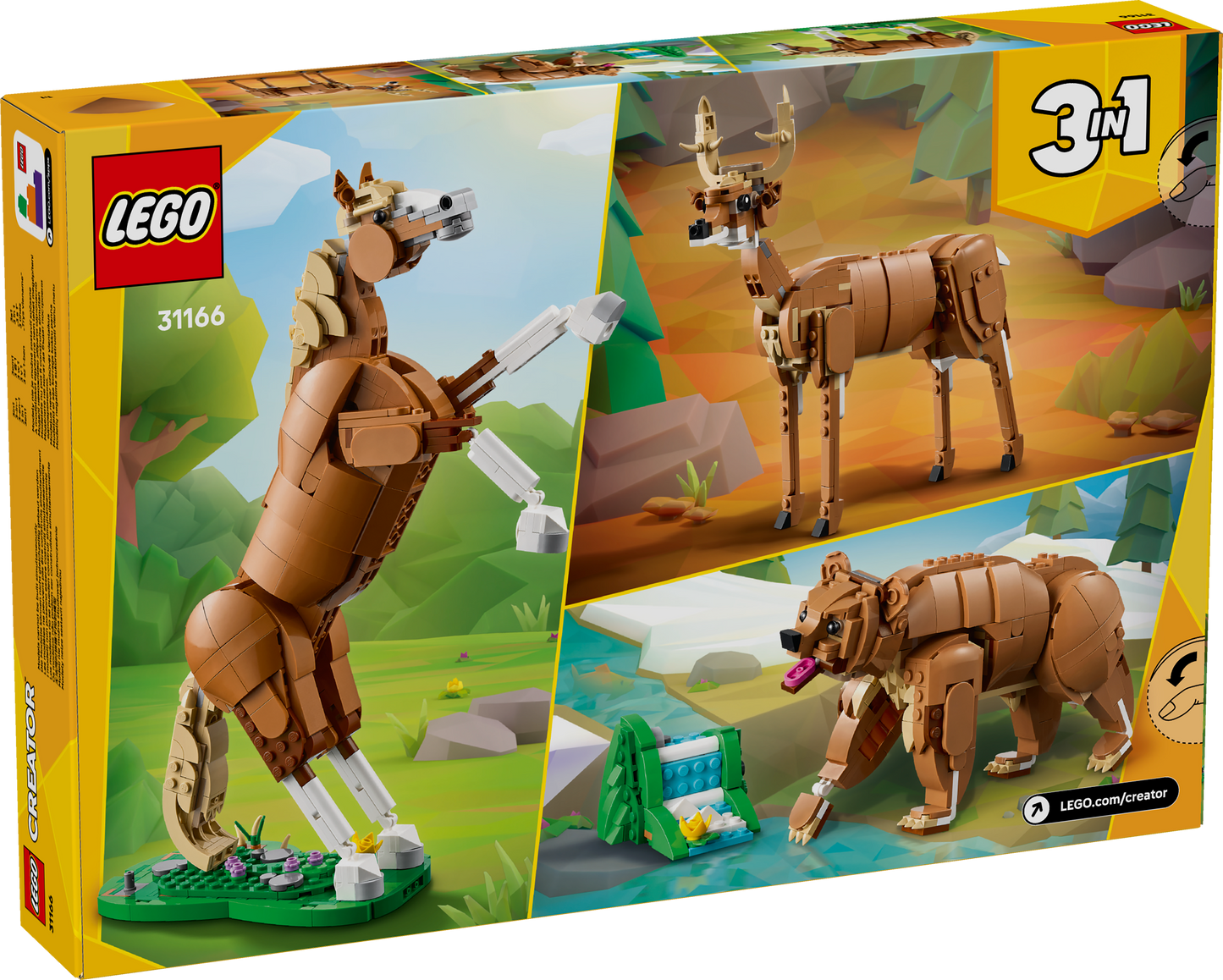 LEGO Prachtig paard 31166 Creator 3 in 1