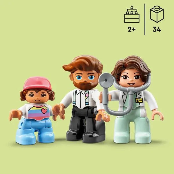 LEGO Bij de dokter 10968 DUPLO LEGO DUPLO @ 2TTOYS | Official LEGO shopšš„° LEGO ā¬. 16.49