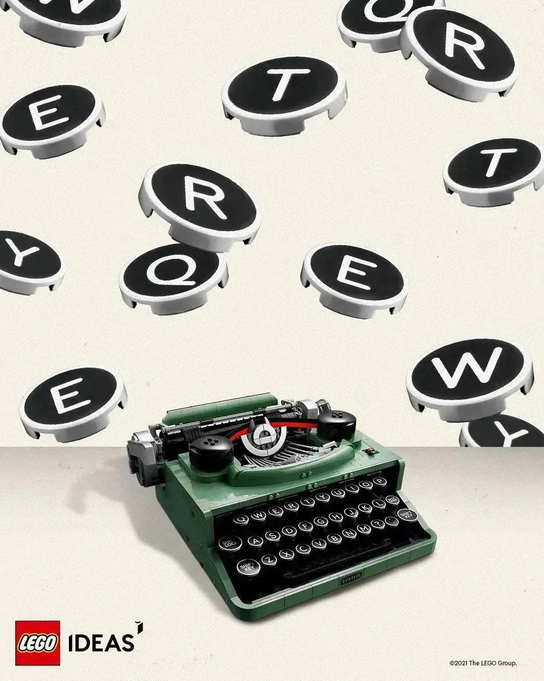 LEGO Type machine / Typewriter 21327 Ideas (USED) LEGO IDEAS @ 2TTOYS | Official LEGO shopšš„° LEGO ā¬. 174.99