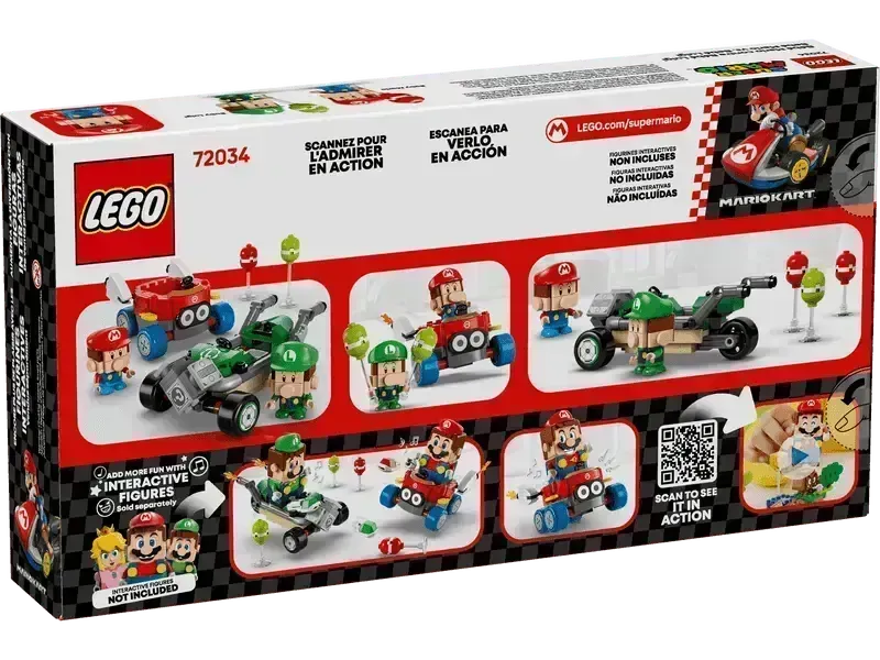 LEGO Mario Kart – Baby Mario vs. Baby Luigi 72034 SuperMario