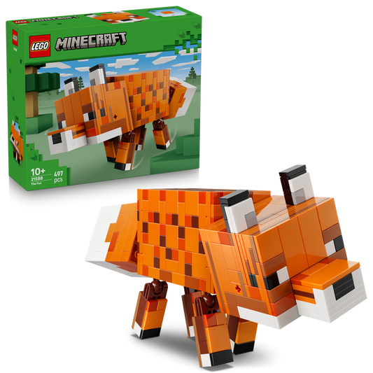 LEGO Minecraft De Vos Kinderkamer Decoratie en Dieren Speelgoed voor Kinderen 21588
