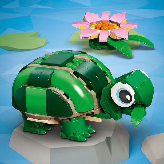 31377 Schildpad met waterlelie