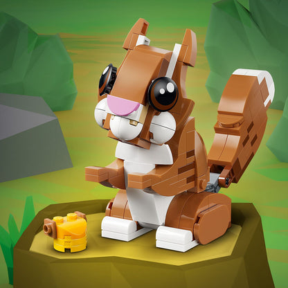 LEGO® Creator 3in1 Schattige dieren: Speelse Puppy - Dierenset - Bouw Om tot Eekhoorn of Eend - 31382