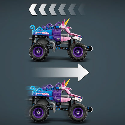 LEGO® Technic Monster Jam™ Sparkle Smash™ Pull-Back Monstertruck - Bouwspeelgoed voor Kinderen - 42220