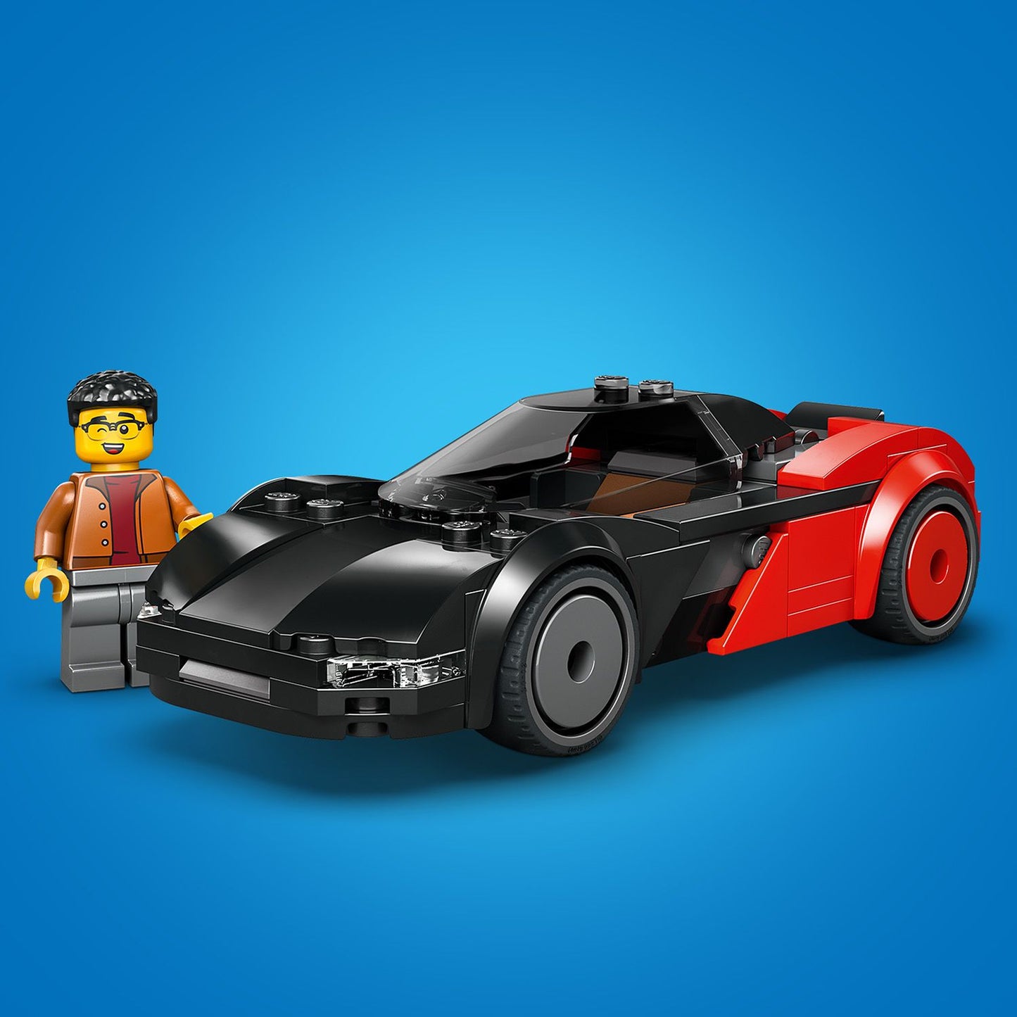 LEGO® City EV Supercar Bouwset - Kleine Sportwagen met Minifiguur van Coureur voor Kinderen - 60486