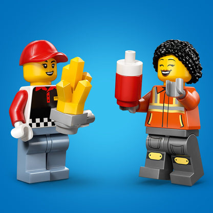 LEGO® City Snackbartruck - Bouw- en Speelset met Etensaccessoires om te Doen Alsof - 60488