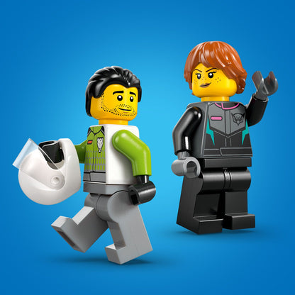 LEGO® City Straalvliegtuig vs. Sportauto - Bouwset met Speelgoedauto en 2 Minifiguren voor Kinderen Vanaf 6 Jaar - 60489