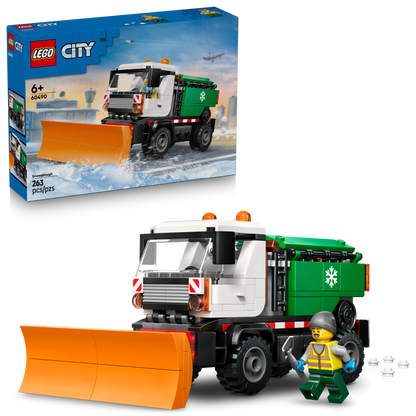LEGO® City Sneeuwploeg Speelgoedtruck - Bouwset van Modeltruck met Minifiguur van Chauffeur - 60490
