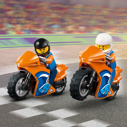 LEGO® City Transportwagen voor Motoren - Bouwset met Speelgoedvoertuig - Dieplader - 2 Minifiguren - 60491