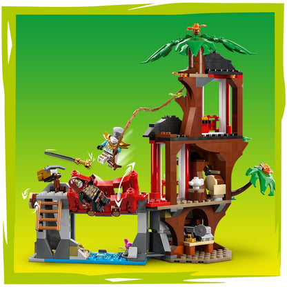 LEGO® NINJAGO® Ninjavoertuigen bij de Boomhut - Actiespeelgoed - Speelset met 6 Minifiguren - 71857