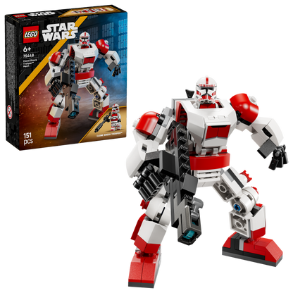 LEGO Star Wars Clone Shock Trooper Mecha Bouwpakket voor Kinderen en Decoratie 75448