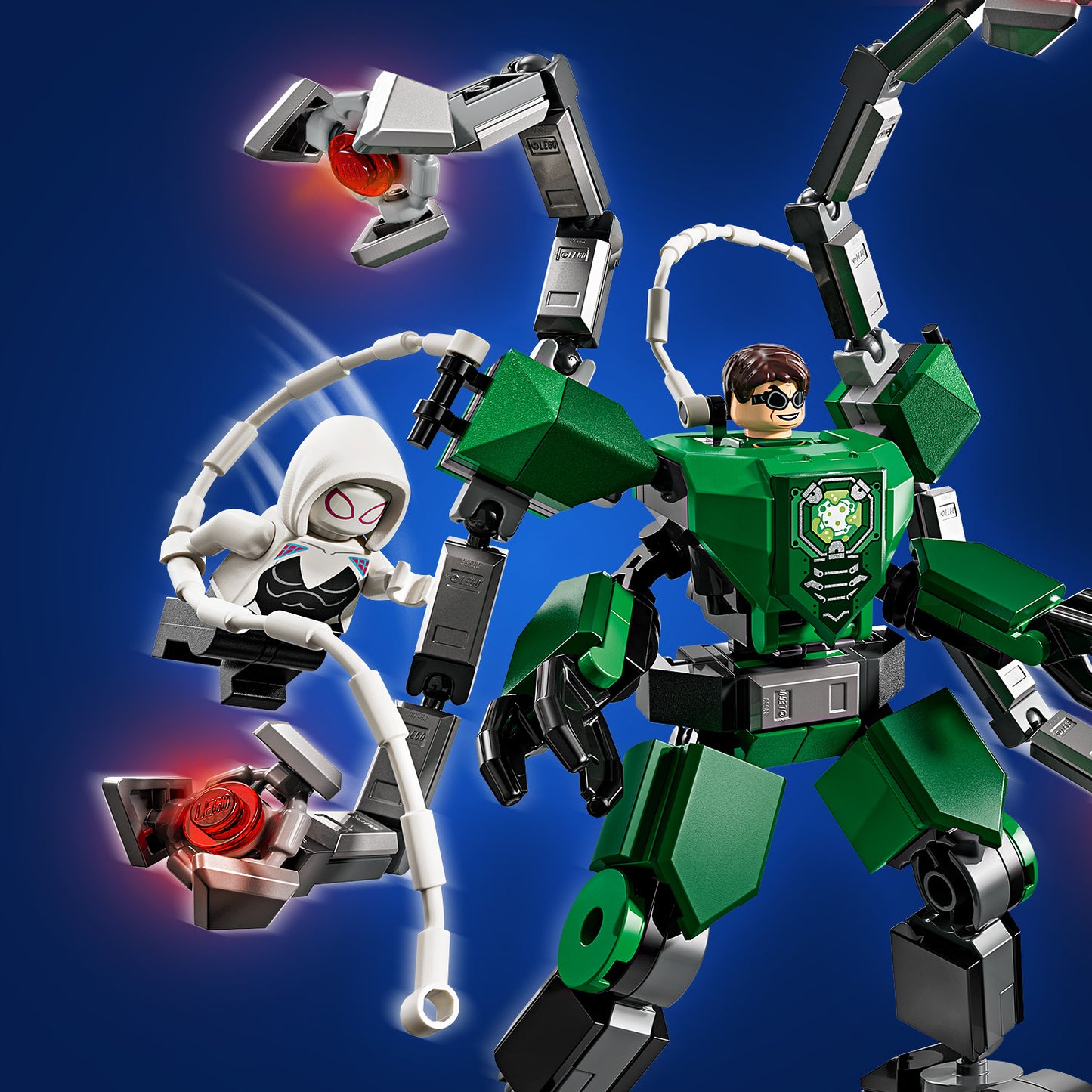 LEGO Marvel Mechaduel: Spider-Man vs. Doc Ock Superhelden Bouwpakket voor Kinderen 76338