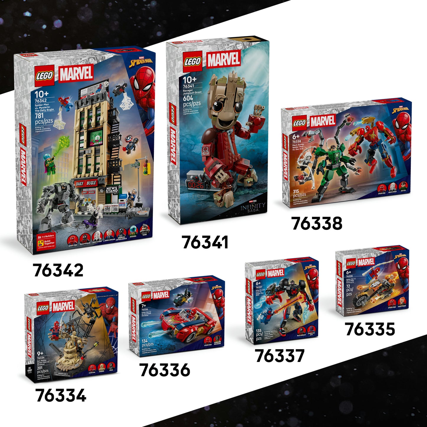 LEGO Marvel Spider-Man vs. Mysterio: de Daily Bugle Superhelden Bouwpakket voor Kinderen 76342