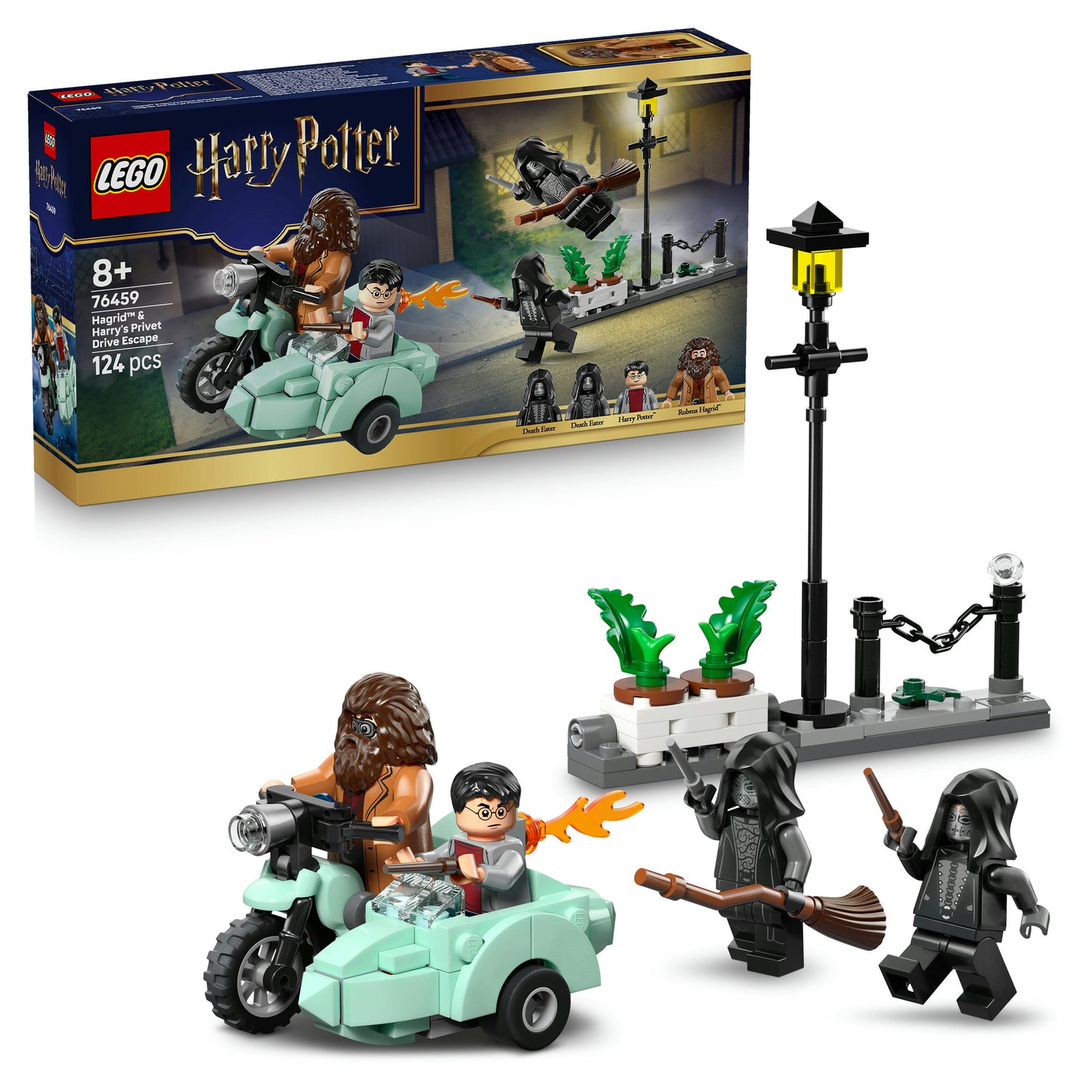 LEGO Harry Potter Hagrid en Harry's Ligusterlaan Ontsnapping Bouwpakket voor Kinderen 76459