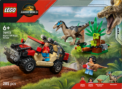 LEGO Raptor Off-Road Ontsnapping 76972 Jurassic World