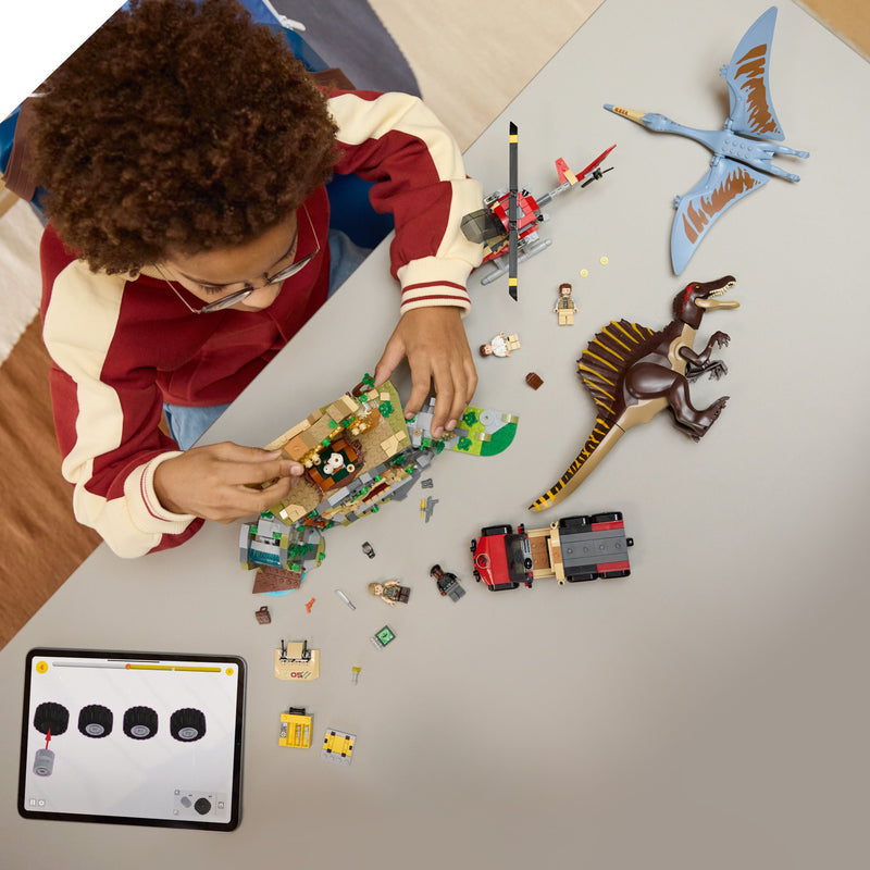 LEGO Spinosaurus en Quetzalcoatlus luchtmissie 76976 Jurassic World