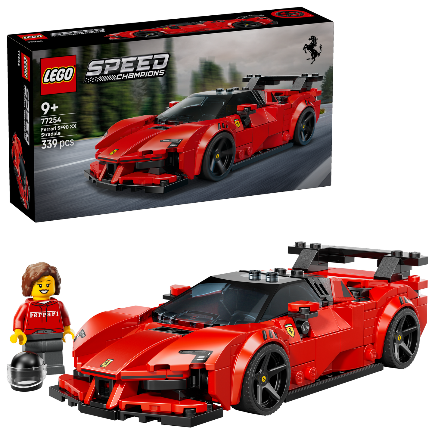 LEGO® Speed Champions Ferrari SF90 XX Stradale Sportauto - Modelauto en Bouwset - 77254