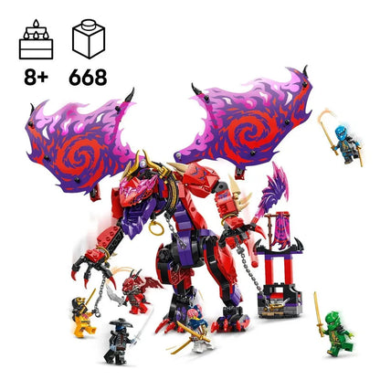 LEGO Bliksemtand Draak van Chaos 71832 Ninjago