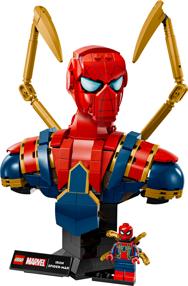 LEGO Iron Spider-Man buste 76326 Superheroes