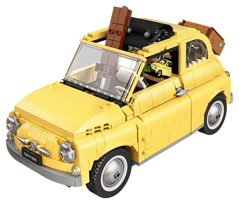LEGO Fiat 500 geel 10271 Creator Expert