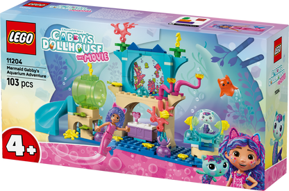 LEGO Zeemeermin Gabby's aquariumavontuur 11204 Gabby's Dollhouse (Pre-Order: augustus)