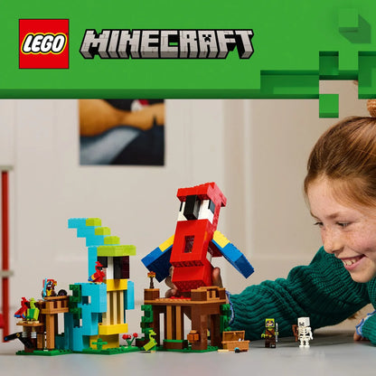 LEGO De papegaaienhuizen 21282 Minecraft