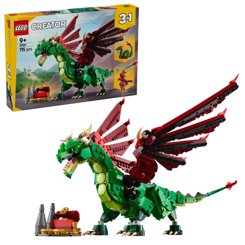LEGO Middeleeuwse Draak 31161 Creator 3-in-1