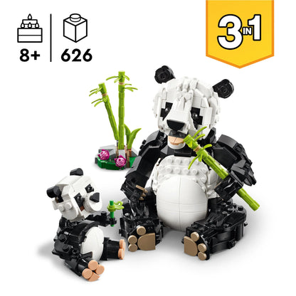 LEGO Wilde dieren: Pandafamilie 31165 Creator 3-in-1