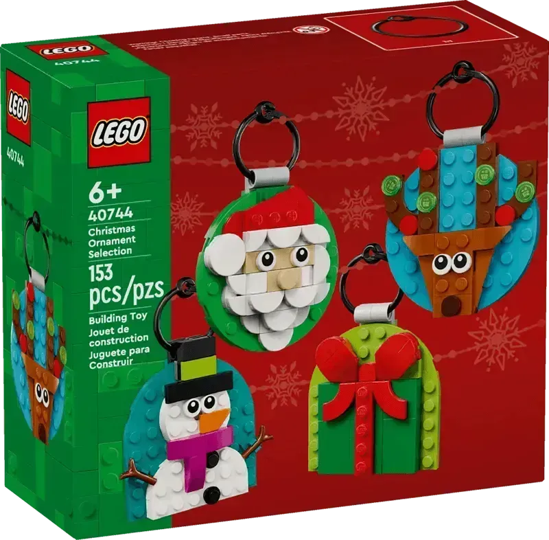 LEGO 40744 Schattige kerstversieringen: Breng de feestvreugde naar je kerstboom!
