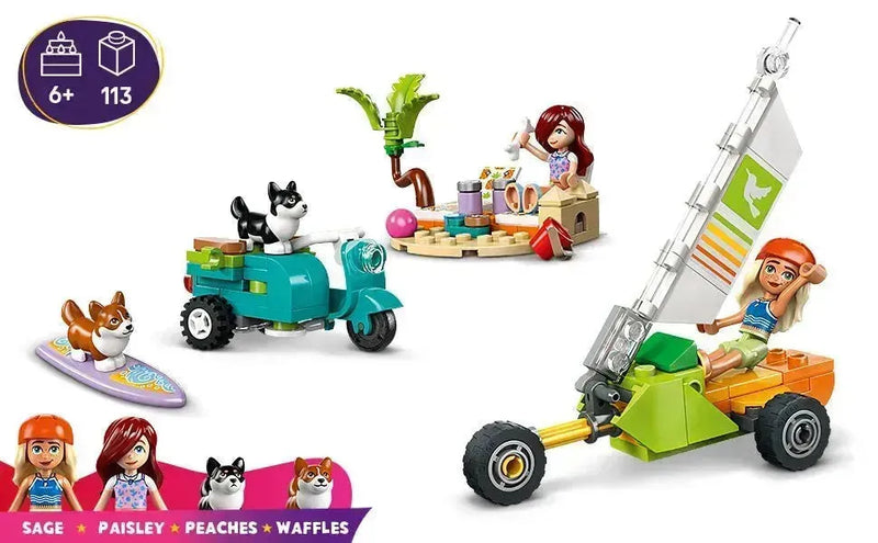 LEGO Surf &amp; Scooter Fun with the Puppies 42641 Friends (Pre-Order: January 2025)