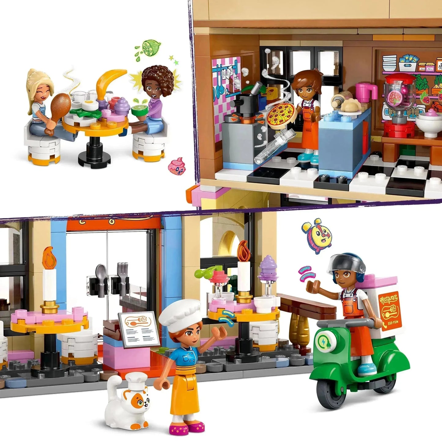 LEGO Kookles in het restaurant 42655 Friends -  - LEGO