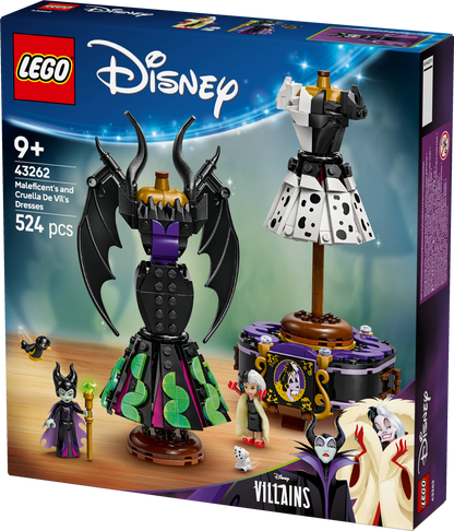 LEGO De jurken van Maleficent en Cruella De Ville 43262 Disney