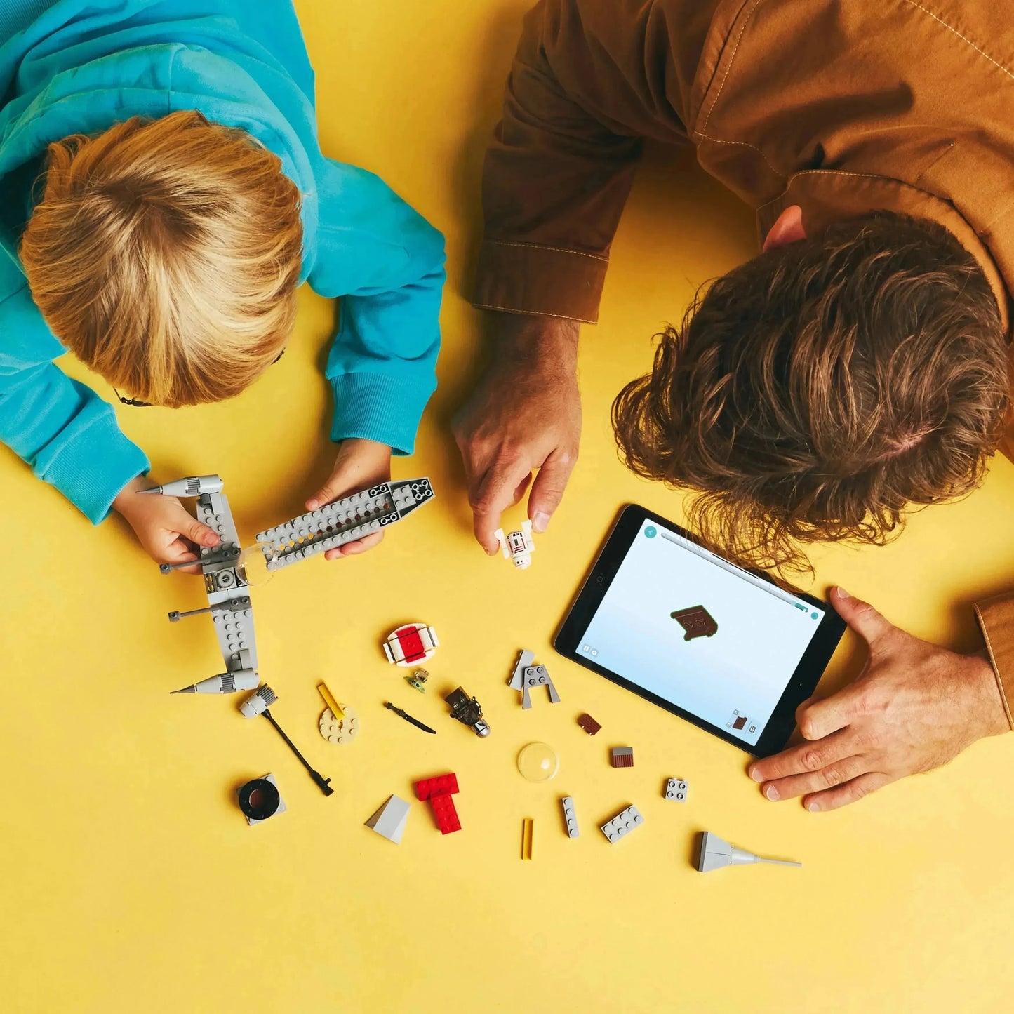 LEGO Mando en Grogu's N-1 Starfighter 75410 StarWars