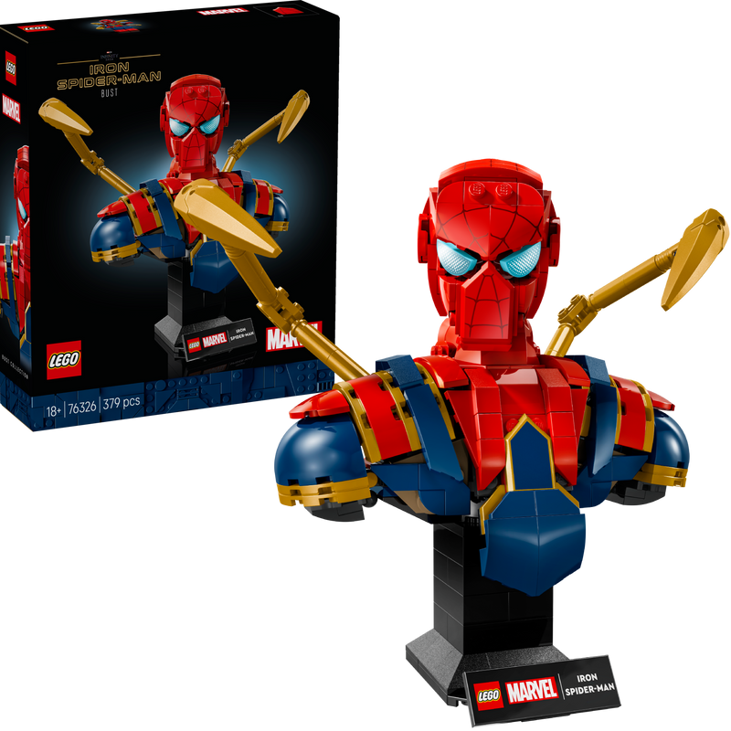 LEGO Iron Spider-Man buste 76326 Superheroes