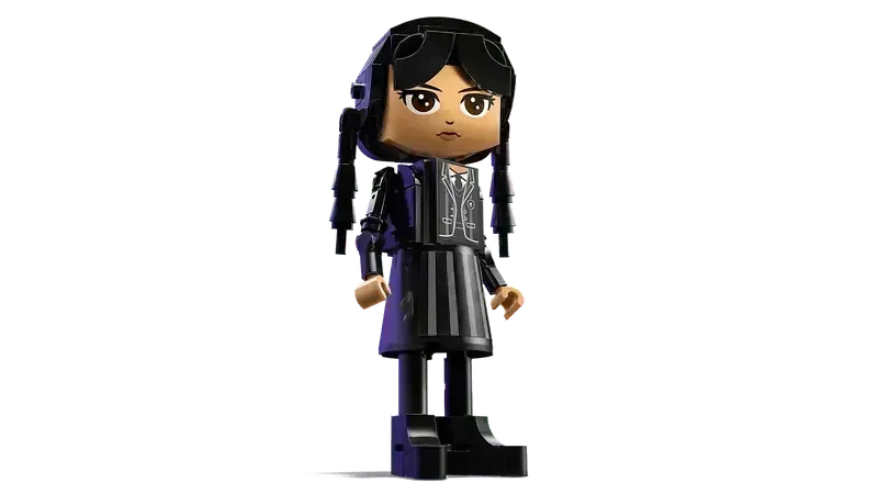 LEGO Wednesday Addams figuur 76780 Wednesday
