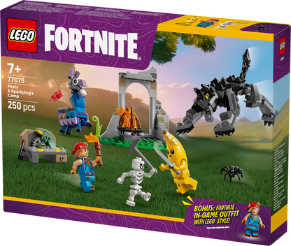 LEGO Peely en Sparkplugs kamp 77075 Fortnite
