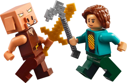 LEGO De Ghast-ballon aanval op het dorp 21273 Minecraft