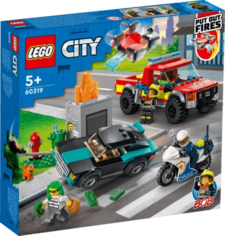 LEGO Brandweer & Politie achtervolging 60319 City LEGO CITY BRANDWEER @ 2TTOYS | Official LEGO shop😊🥰 LEGO €. 25.48