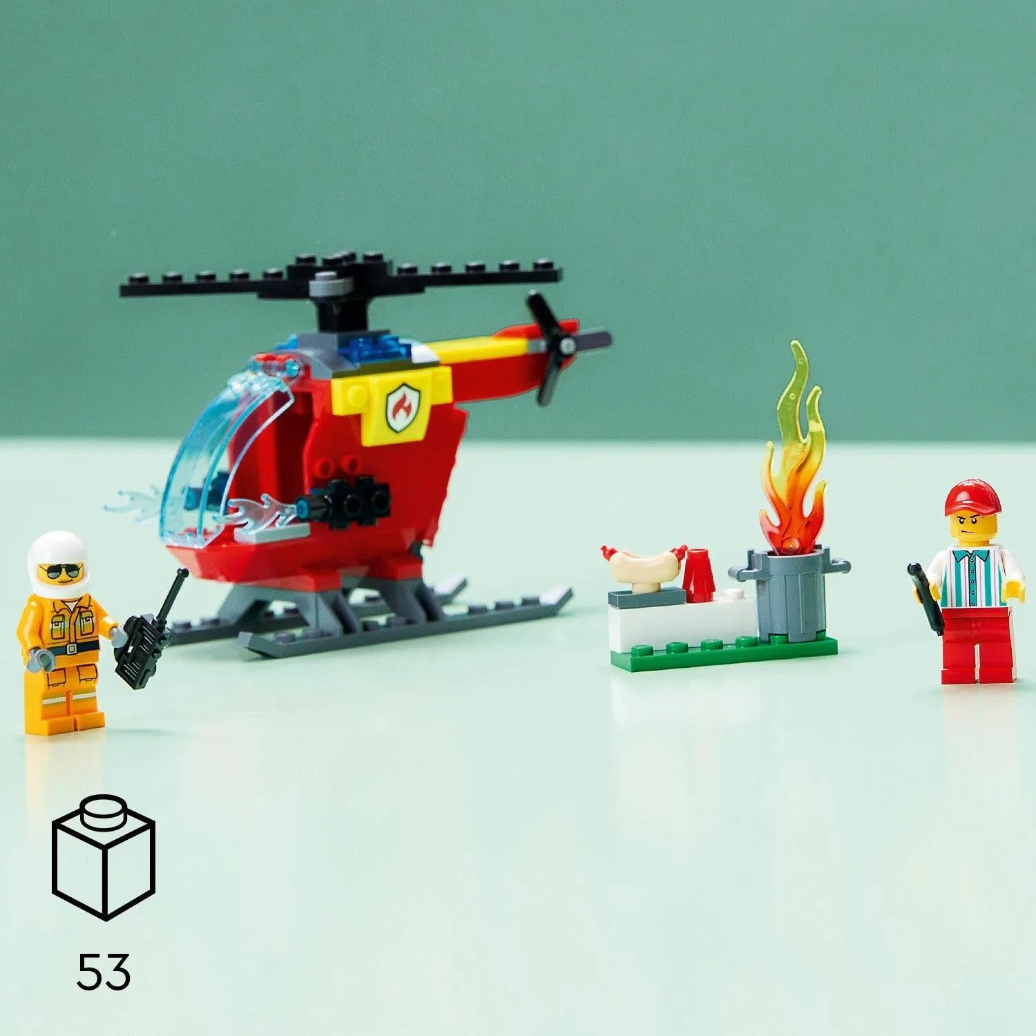 LEGO Brandweer helikopter 60318 City LEGO CITY BRANDWEER @ 2TTOYS | Official LEGO shop😊🥰 LEGO €. 8.48