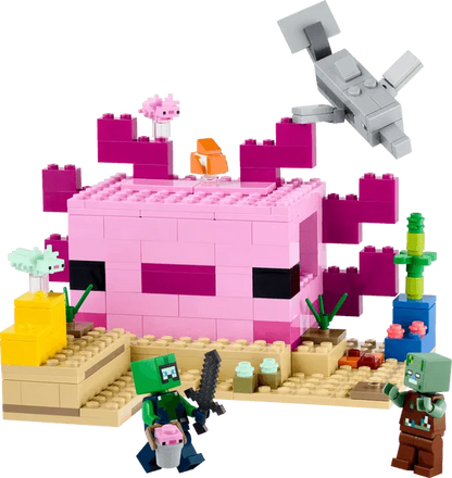 LEGO Het axolotlhuis 21247 Minecraft LEGO MINECRAFT @ 2TTOYS | Official LEGO shop😊🥰 LEGO €. 22.48