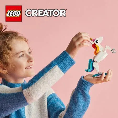 LEGO Magische eenhoorn 31140 Creator 3 in 1 LEGO CREATOR @ 2TTOYS | Official LEGO shop😊🥰 LEGO €. 8.48
