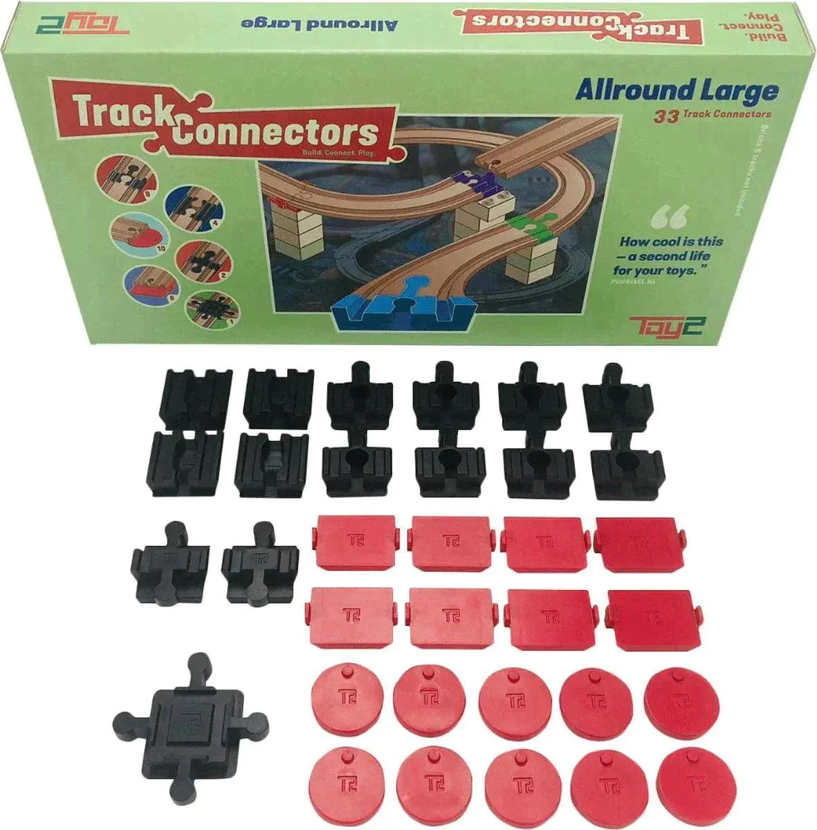 Toy2 Allround Large Track Connectors | 2TTOYS ✓ Beste prijs TOY2 @ 2TTOYS | Official LEGO shop😊🥰 TOY2 €. 42.99